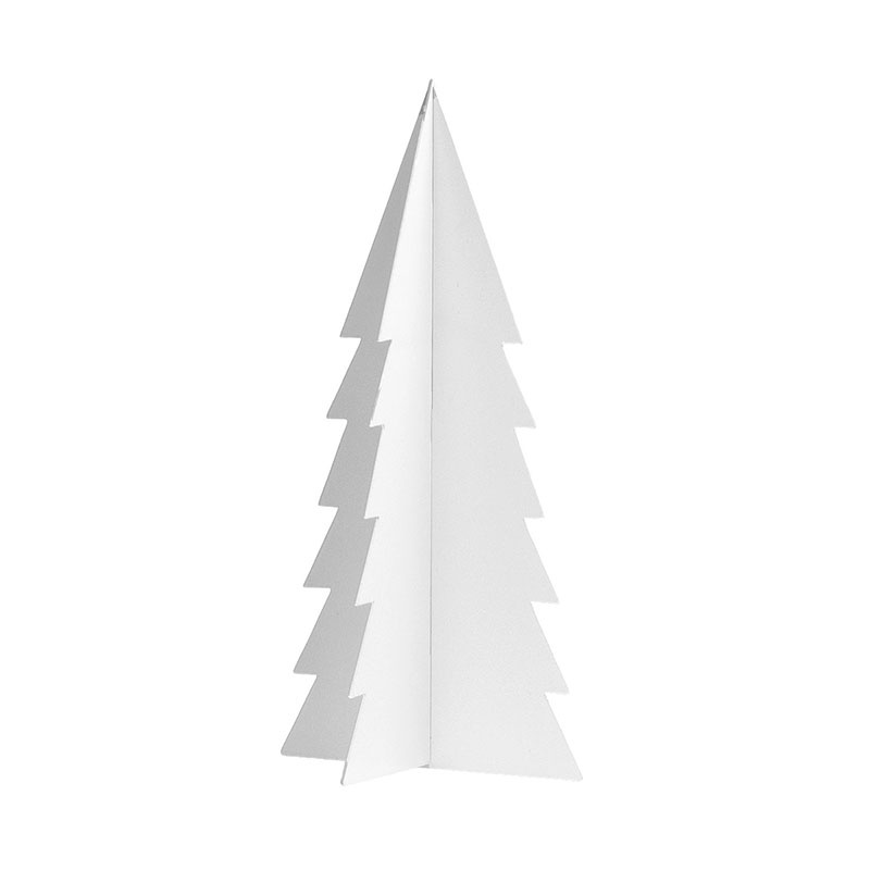 GIMDALEN, weißer Christbaum aus Metall