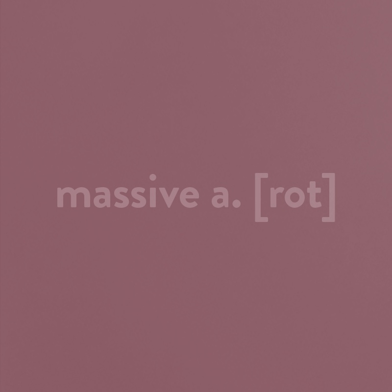 massive a. [rot]